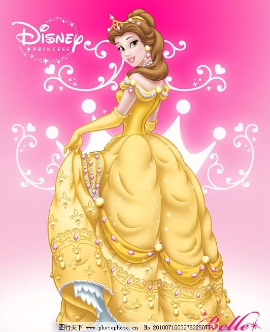 珠光宝气贝儿公主 最新迪士尼海报图片