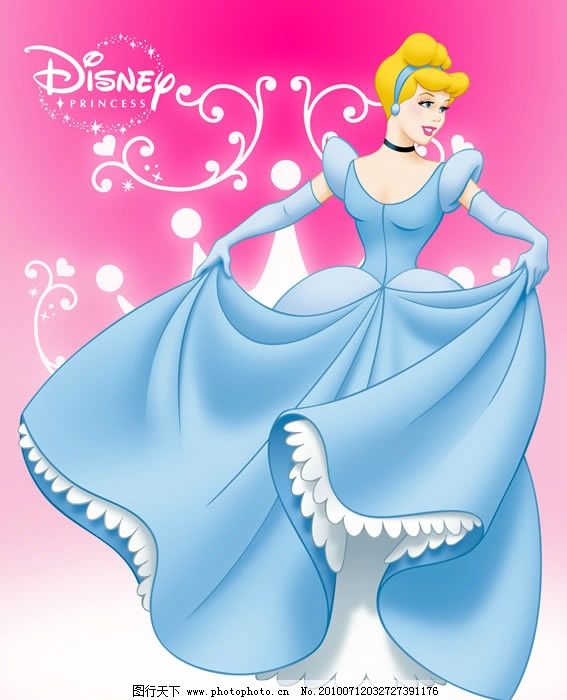灰姑娘 仙蒂公主 最新迪士尼公主海报图片