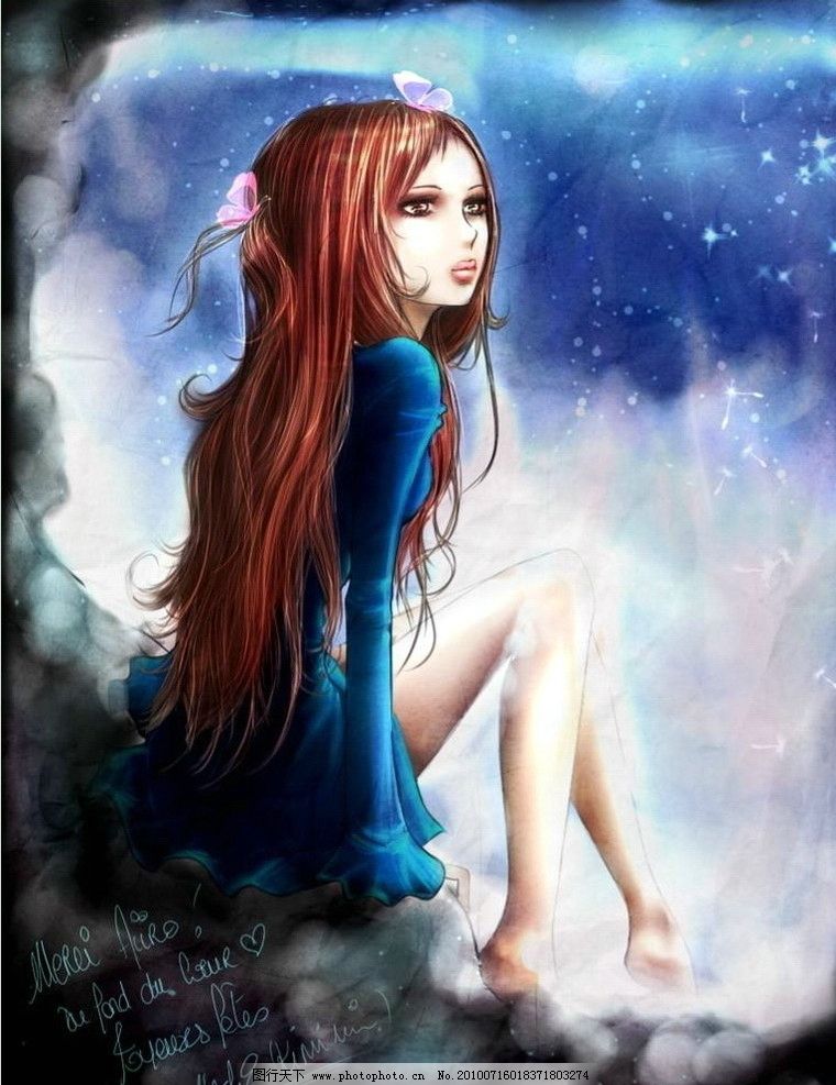 漂亮的卡通人物图片