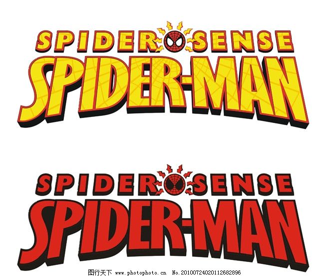 蜘蛛侠 spider man logo图片
