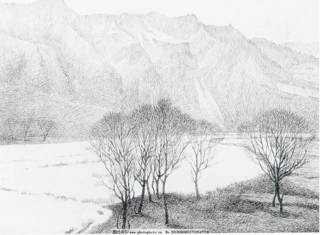 72DPI JPG 白雪 风景画 钢笔画 黑白画 绘画书法 山 山峰 设计 塞北雪设计素材 塞北雪模板下载 塞北雪 钢笔画 线条 风景画 黑白画 线稿 线描 中国画 树 树木 雪 白雪 山峰 山 绘画书法 文化艺术 设计 72dpi jpg 家居装饰素材 山水风景画