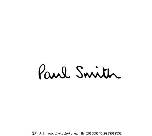 保罗·史密斯图片,奢侈品 服装品牌 矢量-图行