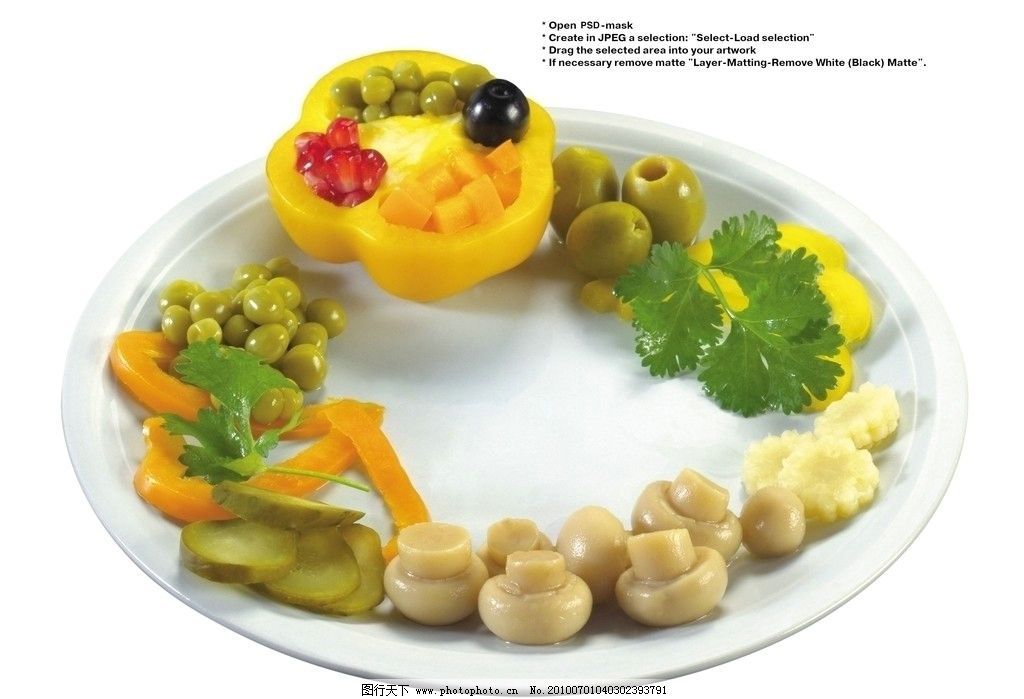 水果拼盘,蔬茶,西红柿,青橄榄,西兰花,餐饮美食,玉米,拼盘,盘子,西餐美食,摄影,72DPI,JPG